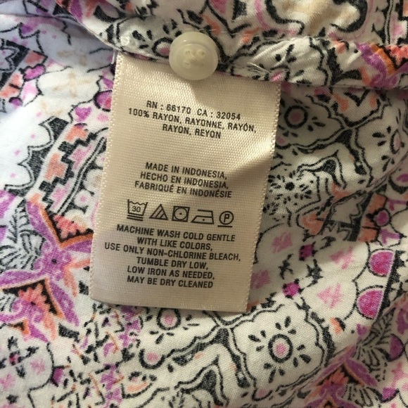 ANTHROPOLOGIE MAEVE Islet Button Front Blouse Size M - Picture 5 of 6